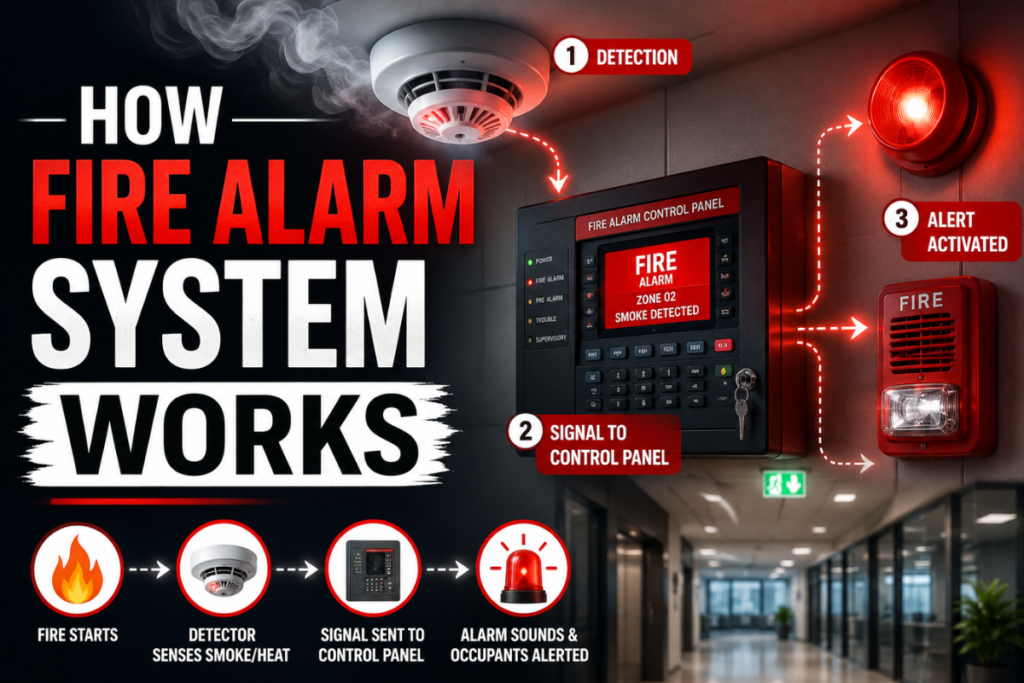 how fire alarm system works