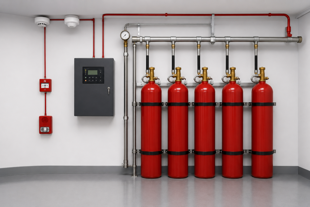 cleaning-agent-gas-suppression-system